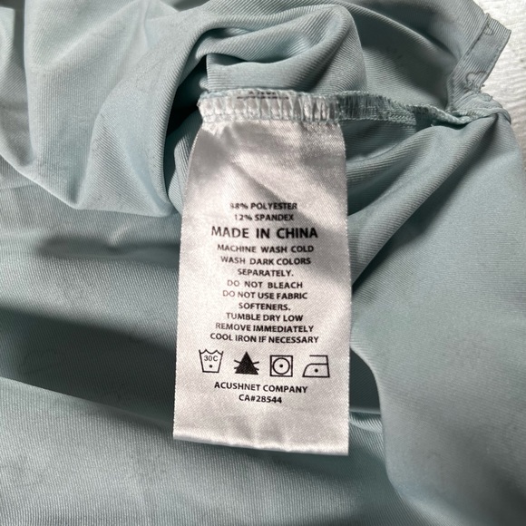 FootJoy Men’s Performance Golf SS Polo Shirt Sun Cloud Rain Print Blue Size XL - Picture 8 of 8